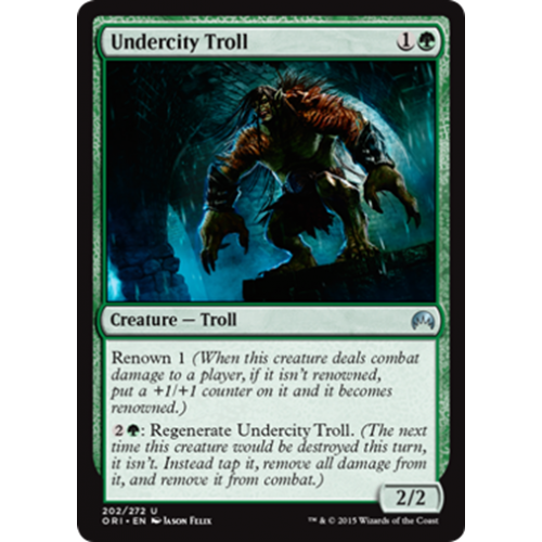 Undercity Troll (foil)
