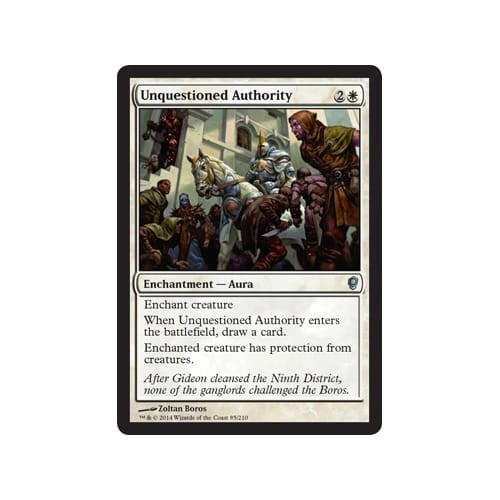 Unquestioned Authority