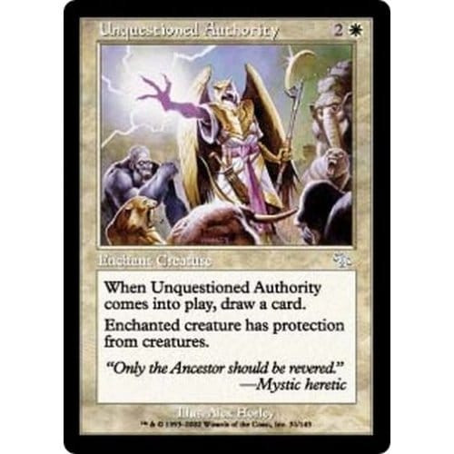 Unquestioned Authority