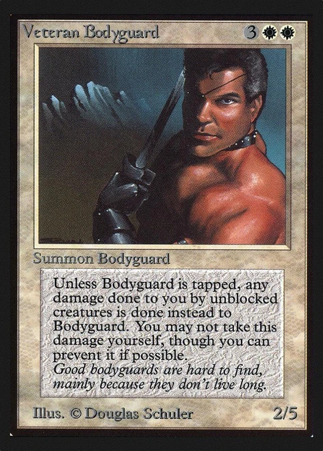 Veteran Bodyguard (Not Tournament Legal)