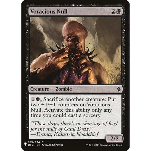 Voracious Null