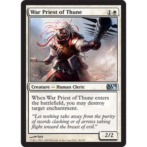 War Priest of Thune  (foil) | Magic 2011 Core Set