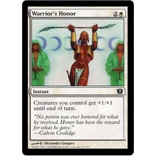Warrior's Honor (foil)