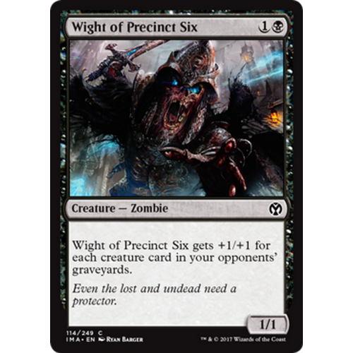 Wight of Precinct Six | Iconic Masters