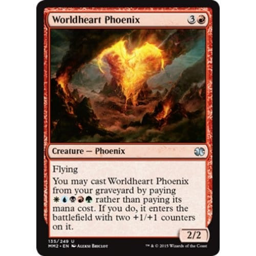 Worldheart Phoenix (foil) | Modern Masters 2015 Edition