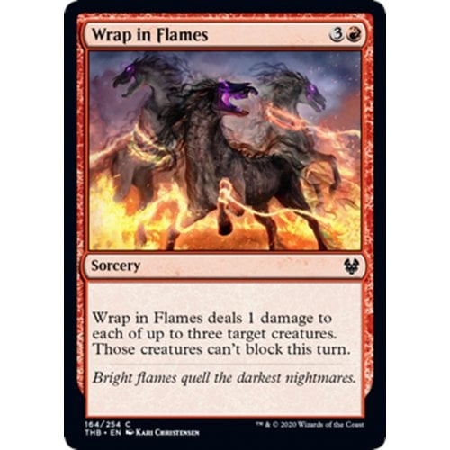 Wrap in Flames (foil) | Theros Beyond Death