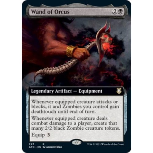 Wand of Orcus (Extended Art) | Adventures in the Forgotten Realms Commander