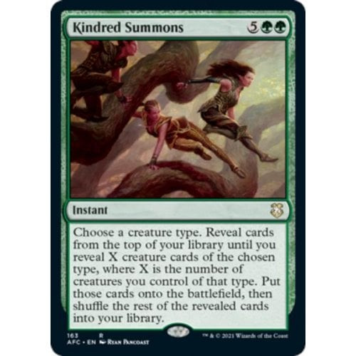 Kindred Summons | Adventures in the Forgotten Realms Commander