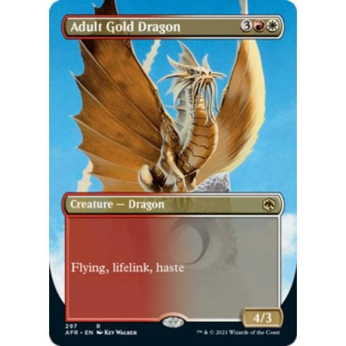Adult Gold Dragon (Borderless Art)