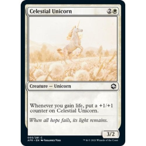 Celestial Unicorn (foil) | Adventures in the Forgotten Realms