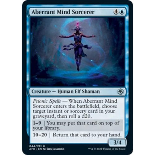 Aberrant Mind Sorcerer (foil) | Adventures in the Forgotten Realms