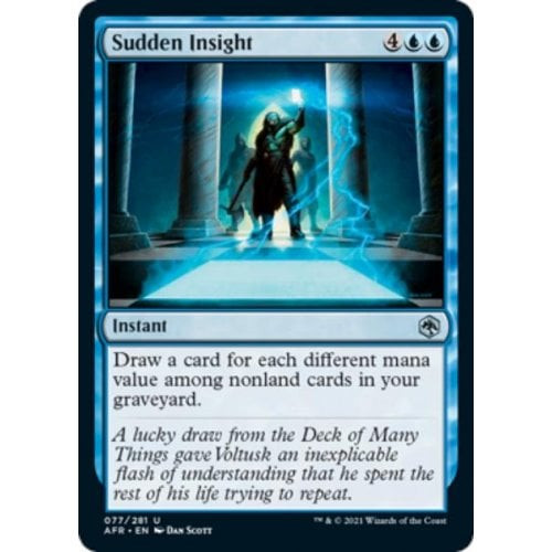 Sudden Insight (foil) | Adventures in the Forgotten Realms