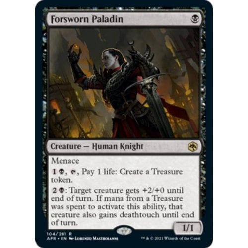 Forsworn Paladin (foil) | Adventures in the Forgotten Realms