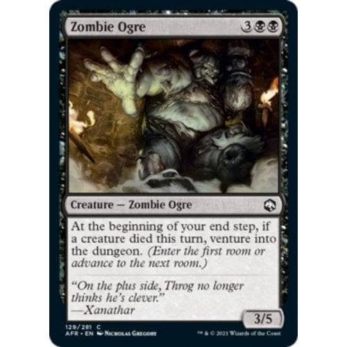 Zombie Ogre (foil) | Adventures in the Forgotten Realms