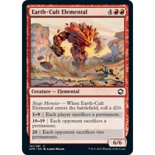 Earth-Cult Elemental (foil)