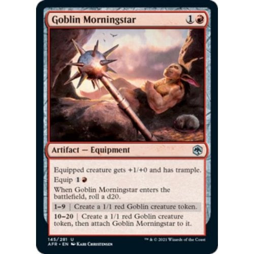 Goblin Morningstar (foil) | Adventures in the Forgotten Realms