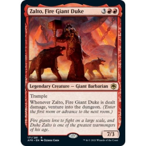 Zalto, Fire Giant Duke (foil) | Adventures in the Forgotten Realms