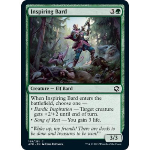 Inspiring Bard (foil) | Adventures in the Forgotten Realms