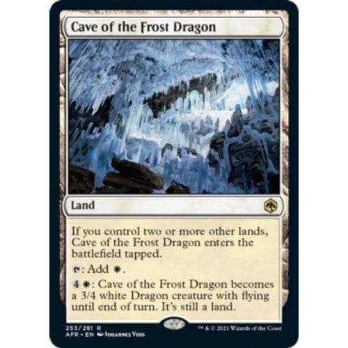 Cave of the Frost Dragon (foil) | Adventures in the Forgotten Realms
