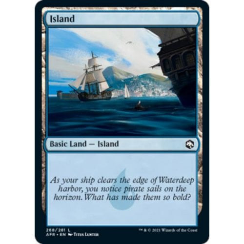 Island (#268) (foil) | Adventures in the Forgotten Realms