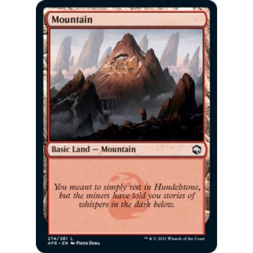 Mountain (#274) (foil) | Adventures in the Forgotten Realms
