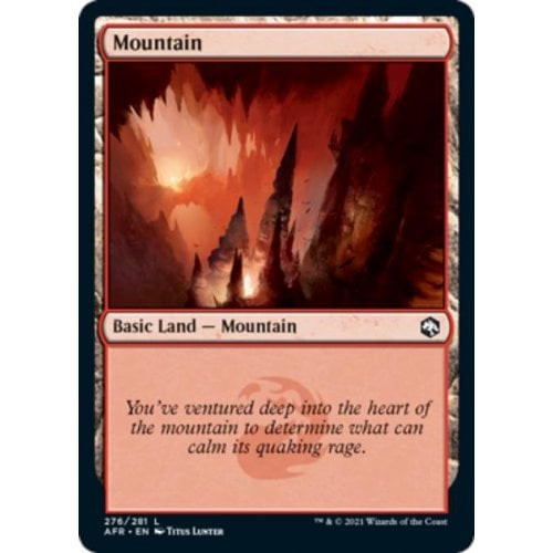 Mountain (#276) (foil) | Adventures in the Forgotten Realms