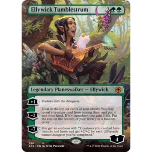 Ellywick Tumblestrum (Borderless Art) (foil)