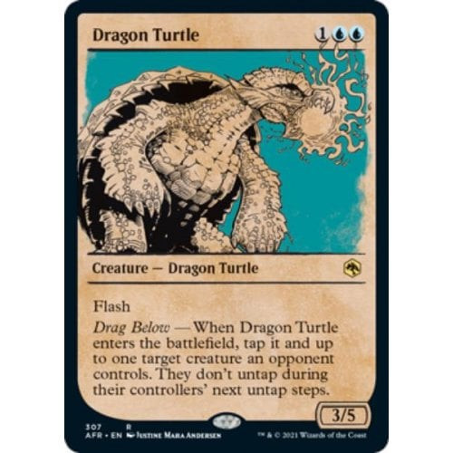 Dragon Turtle (Rulebook Art) (foil) | Adventures in the Forgotten Realms