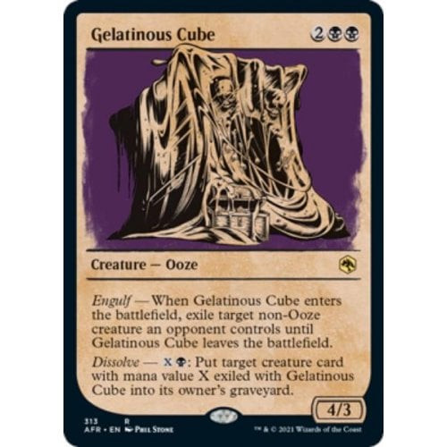 Gelatinous Cube (Rulebook Art) (foil) | Adventures in the Forgotten Realms