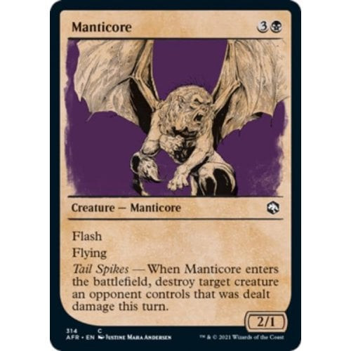 Manticore (Rulebook Art) (foil)