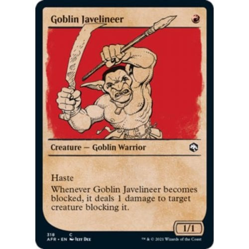 Goblin Javelineer (Rulebook Art) (foil) | Adventures in the Forgotten Realms