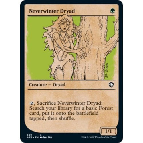 Neverwinter Dryad (Rulebook Art) (foil)