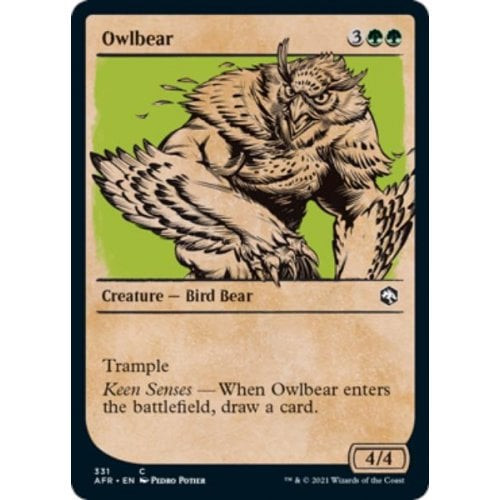 Owlbear (Rulebook Art) (foil) | Adventures in the Forgotten Realms