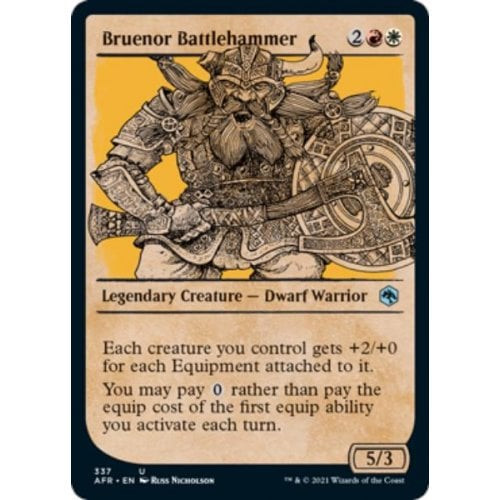 Bruenor Battlehammer (Rulebook Art) (foil) | Adventures in the Forgotten Realms