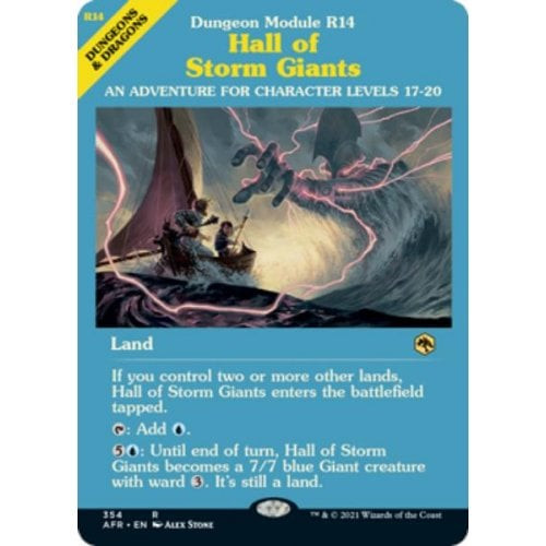 Hall of Storm Giants (Module Art) (foil) | Adventures in the Forgotten Realms