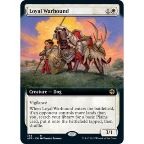 Loyal Warhound (Extended Art) (foil)