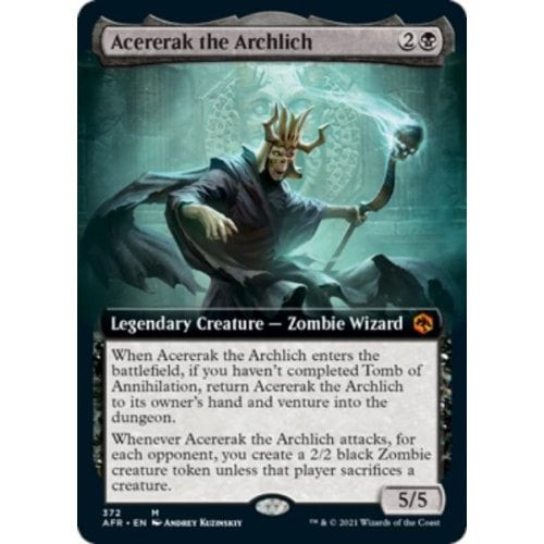 Acererak the Archlich (Extended Art) (foil) | Adventures in the Forgotten Realms