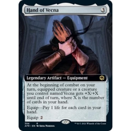 Hand of Vecna (Extended Art) (foil) | Adventures in the Forgotten Realms