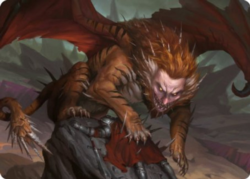 Adventures in the Forgotten Realms Art Card: Manticore | Adventures in the Forgotten Realms