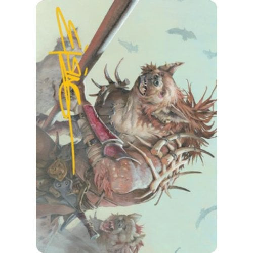 Adventures in the Forgotten Realms Art Card: Gnoll (Gold Signature) | Adventures in the Forgotten Realms