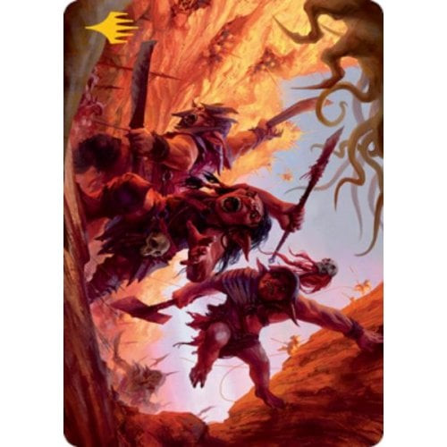 Adventures in the Forgotten Realms Art Card: Goblin (Gold Signature)