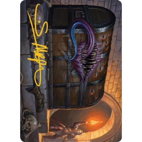 Adventures in the Forgotten Realms Art Card: Mimic (Gold Signature)