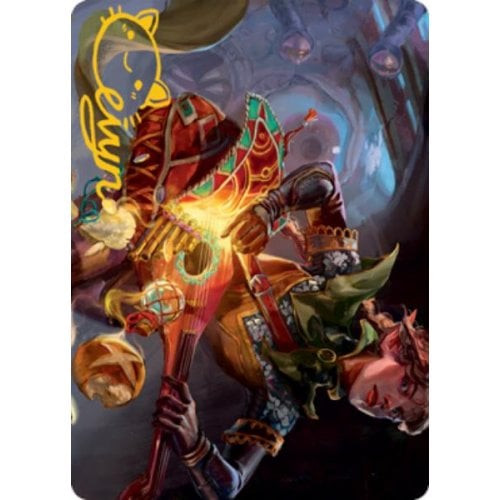 Adventures in the Forgotten Realms Art Card: Bag of Holding (Gold Signature) | Adventures in the Forgotten Realms