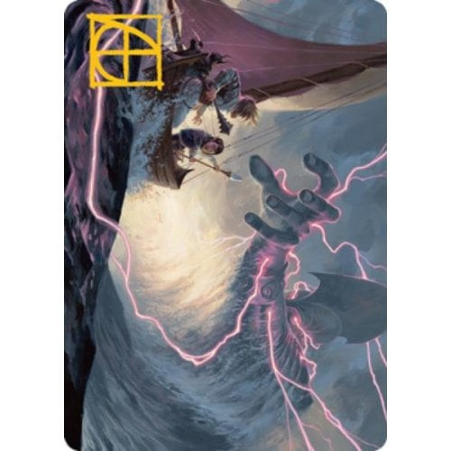 Adventures in the Forgotten Realms Art Card: Hall of Storm Giants (Gold Signature) | Adventures in the Forgotten Realms