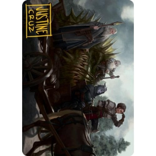 Adventures in the Forgotten Realms Art Card: Grim Bounty (Gold Signature) | Adventures in the Forgotten Realms