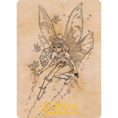 Adventures in the Forgotten Realms Art Card: Pixie Guide (Gold Signature)