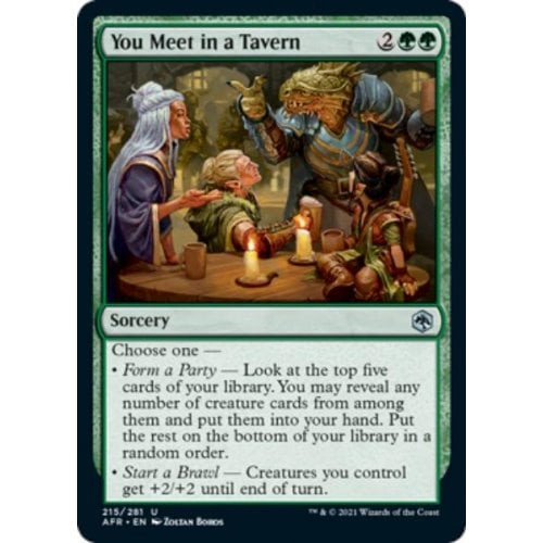 You Meet in a Tavern
