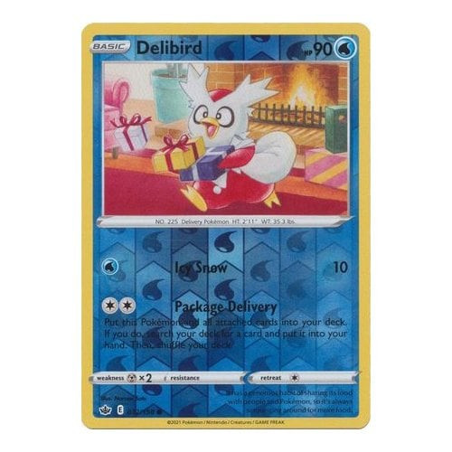 Chilling Reign 032/198 Delibird (Reverse Holo)