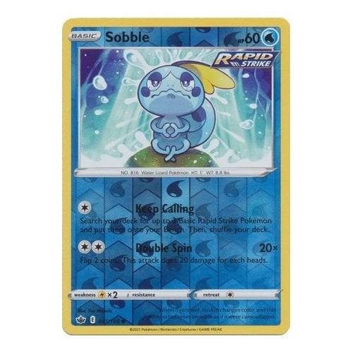 Chilling Reign 041/198 Sobble (Reverse Holo)