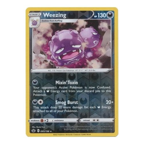 Chilling Reign 095/198 Weezing (Reverse Holo)